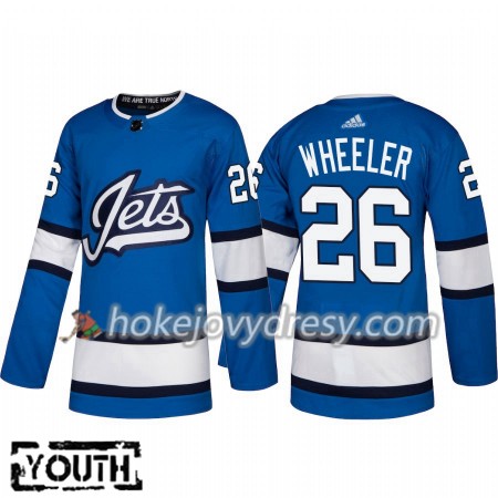 Dětské Hokejový Dres Winnipeg Jets Blake Wheeler 26 Alternate 2018-2019 Adidas Authentic